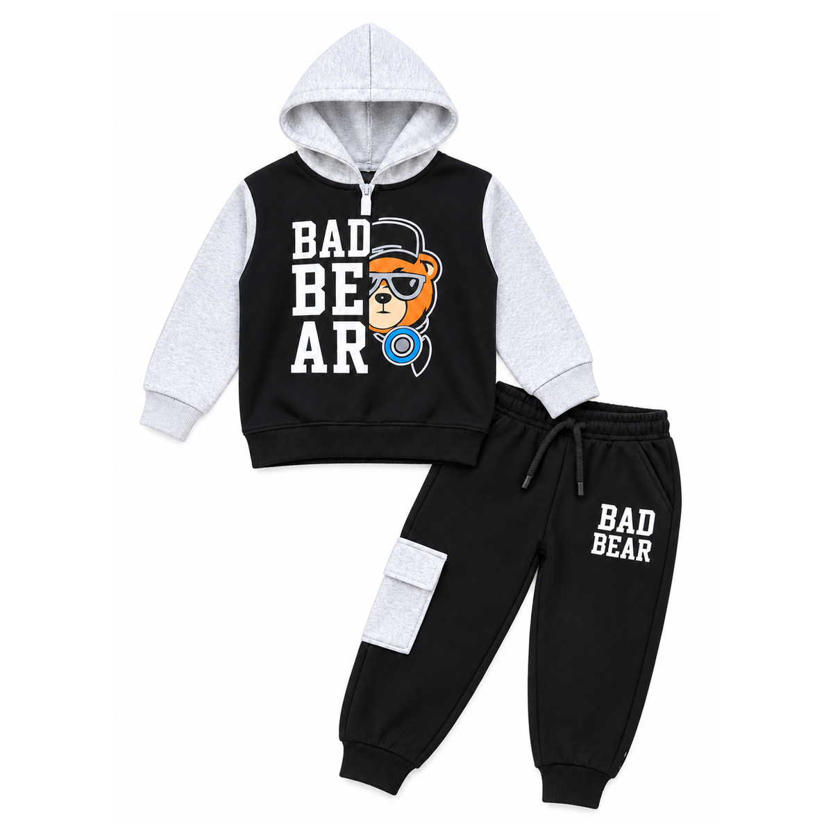 Bad Bear Hoodie Set