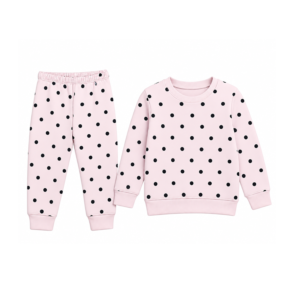 Girls’ Pink Polka Dot 2pc set