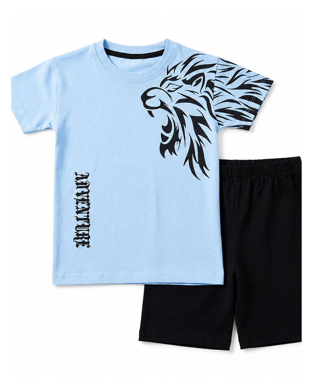 Little Lion Graphic Tee 2Pc set