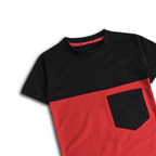 Red & Black Pocket 2Pc Set