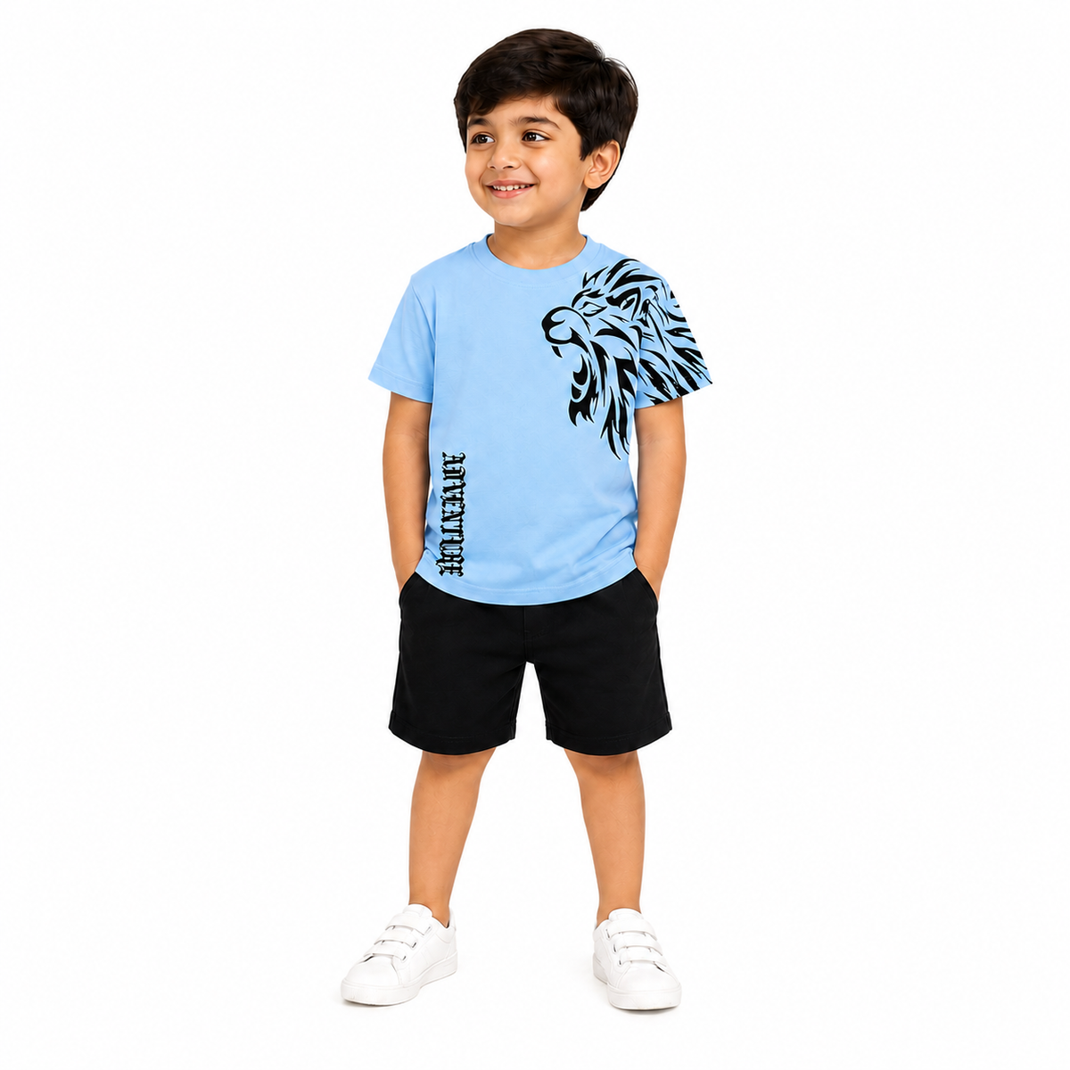 Little Lion Graphic Tee 2Pc set