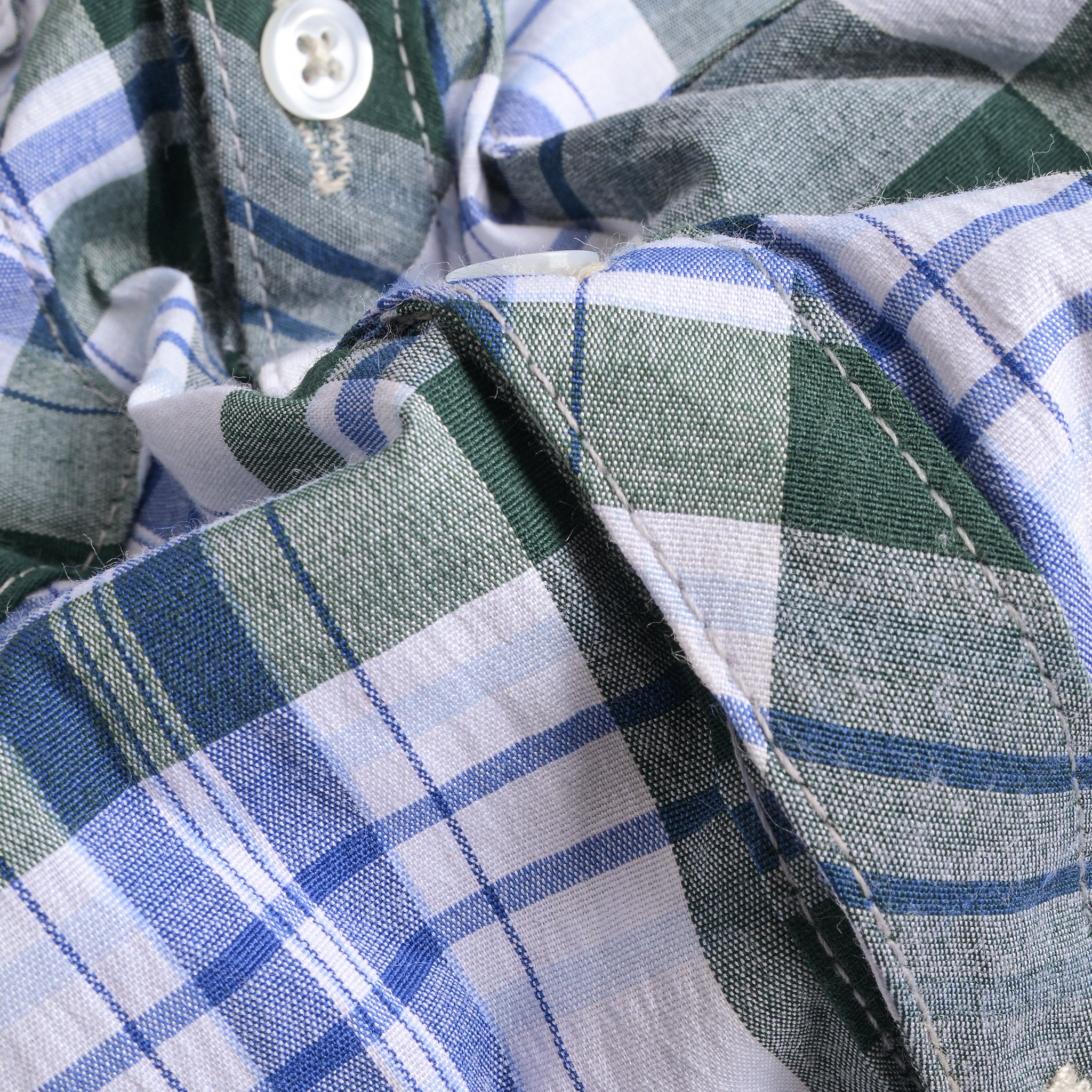 Multi Checkered Short Sleeves Shirt