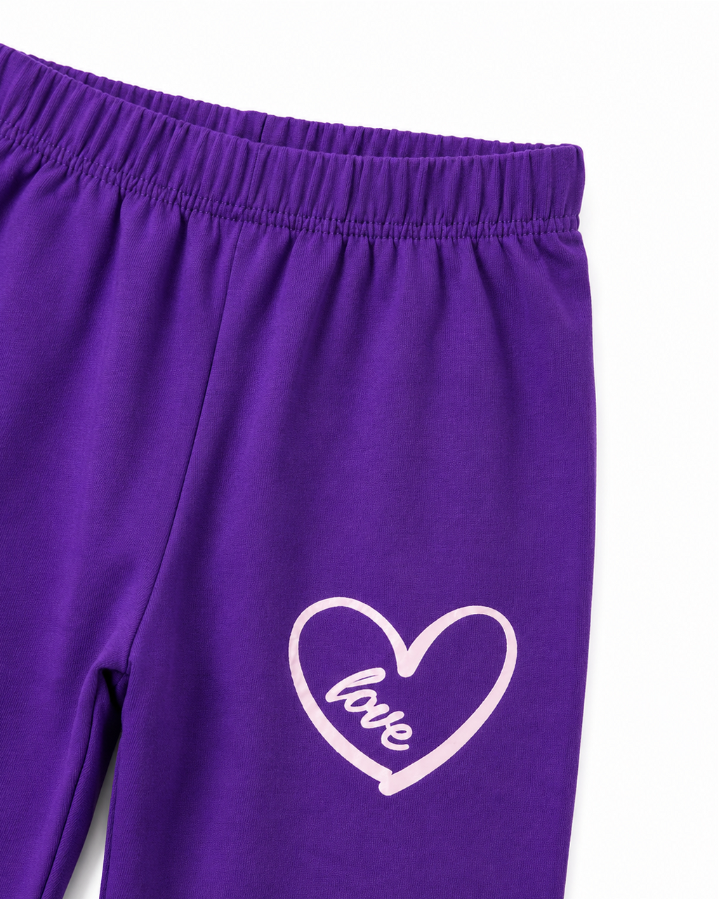 Girls Pink & Purple Heart 2Pc Set