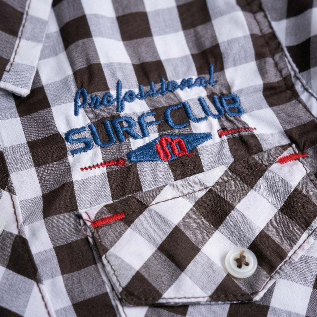 Classic Black & White Check Shirt