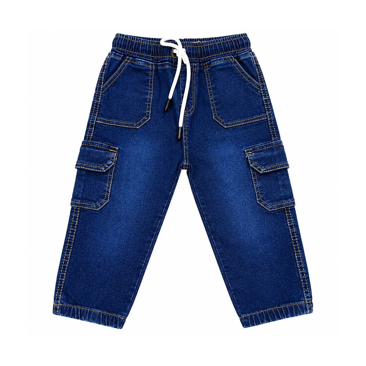 Dark Blue Cargo Denim Pant