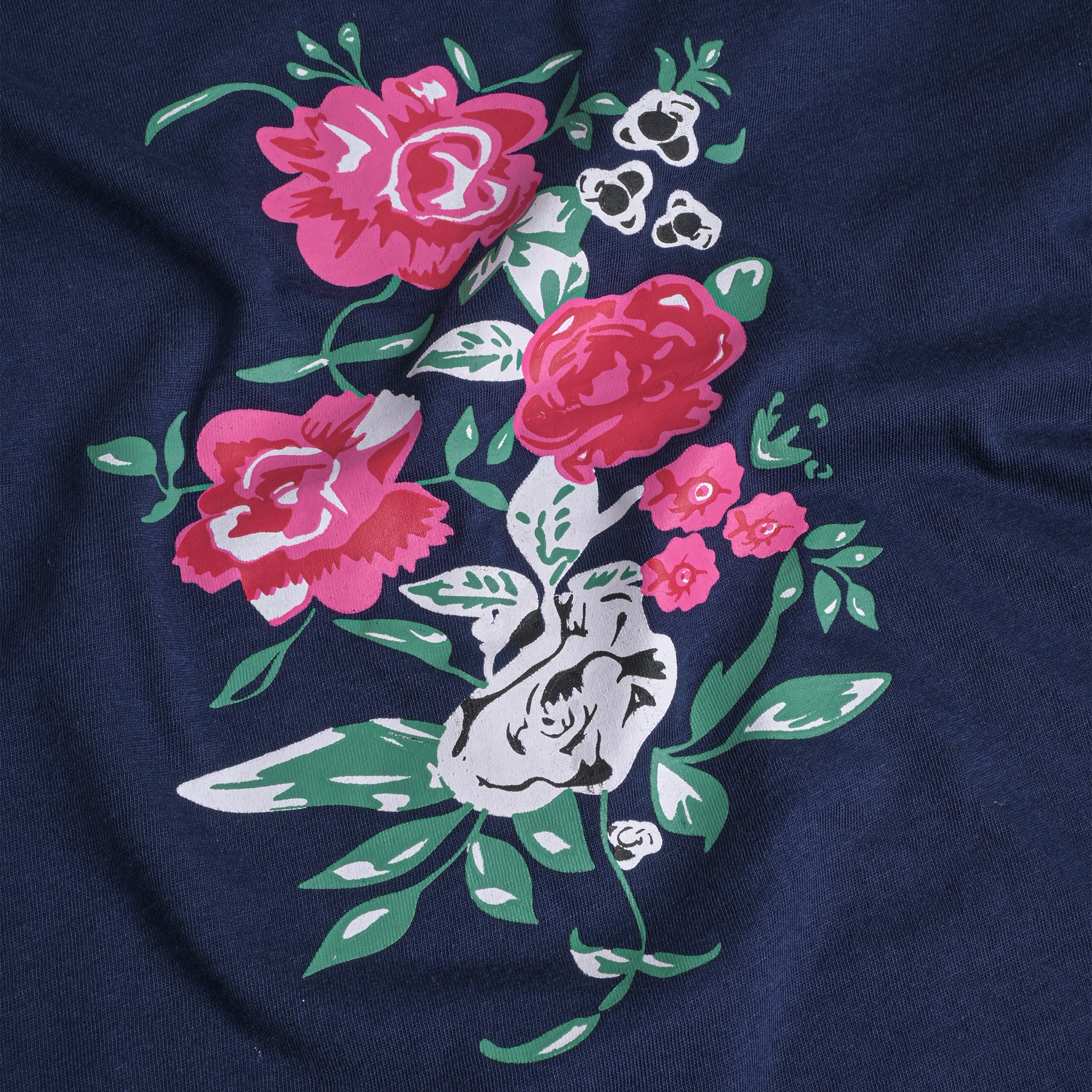 Midnight Bloom Floral Girls 2Pc Set