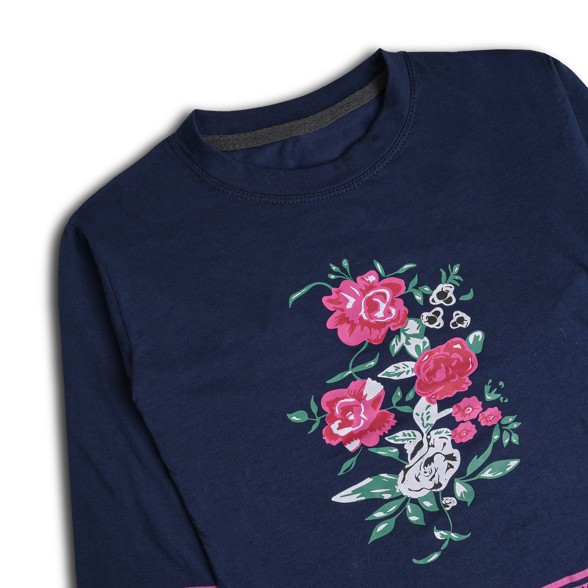 Midnight Bloom Floral Girls 2Pc Set