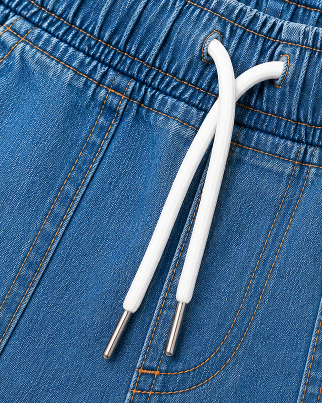 Blue Cargo Denim Pant