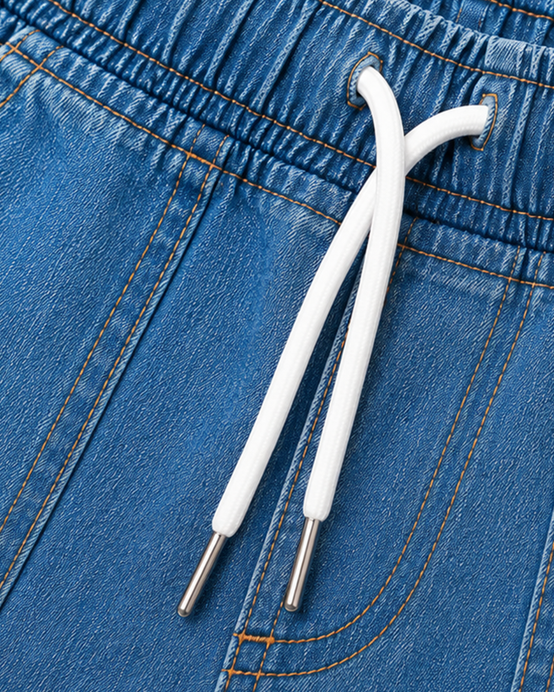 Blue Cargo Denim Pant