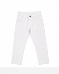 Classic White Kids Pants