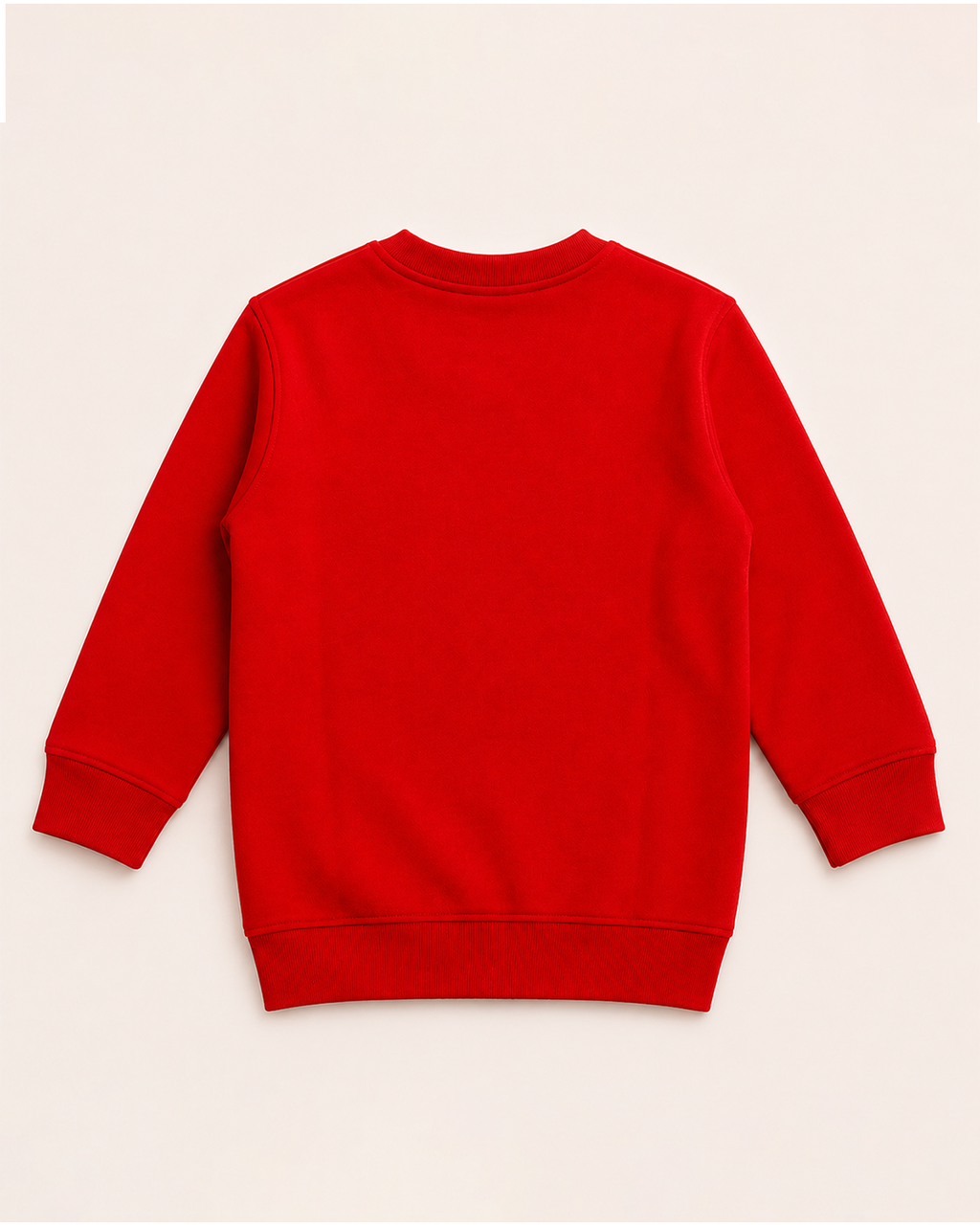 Girls Red Unicorn Sweatshirt