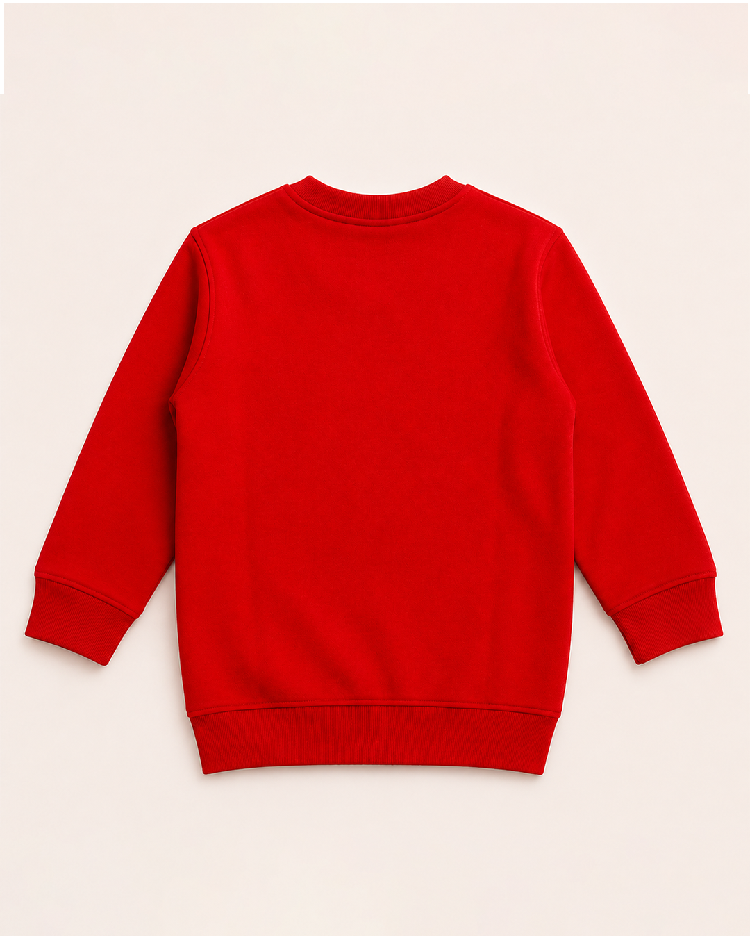 Girls Red Unicorn Sweatshirt