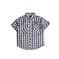 Classic Black & White Check Shirt