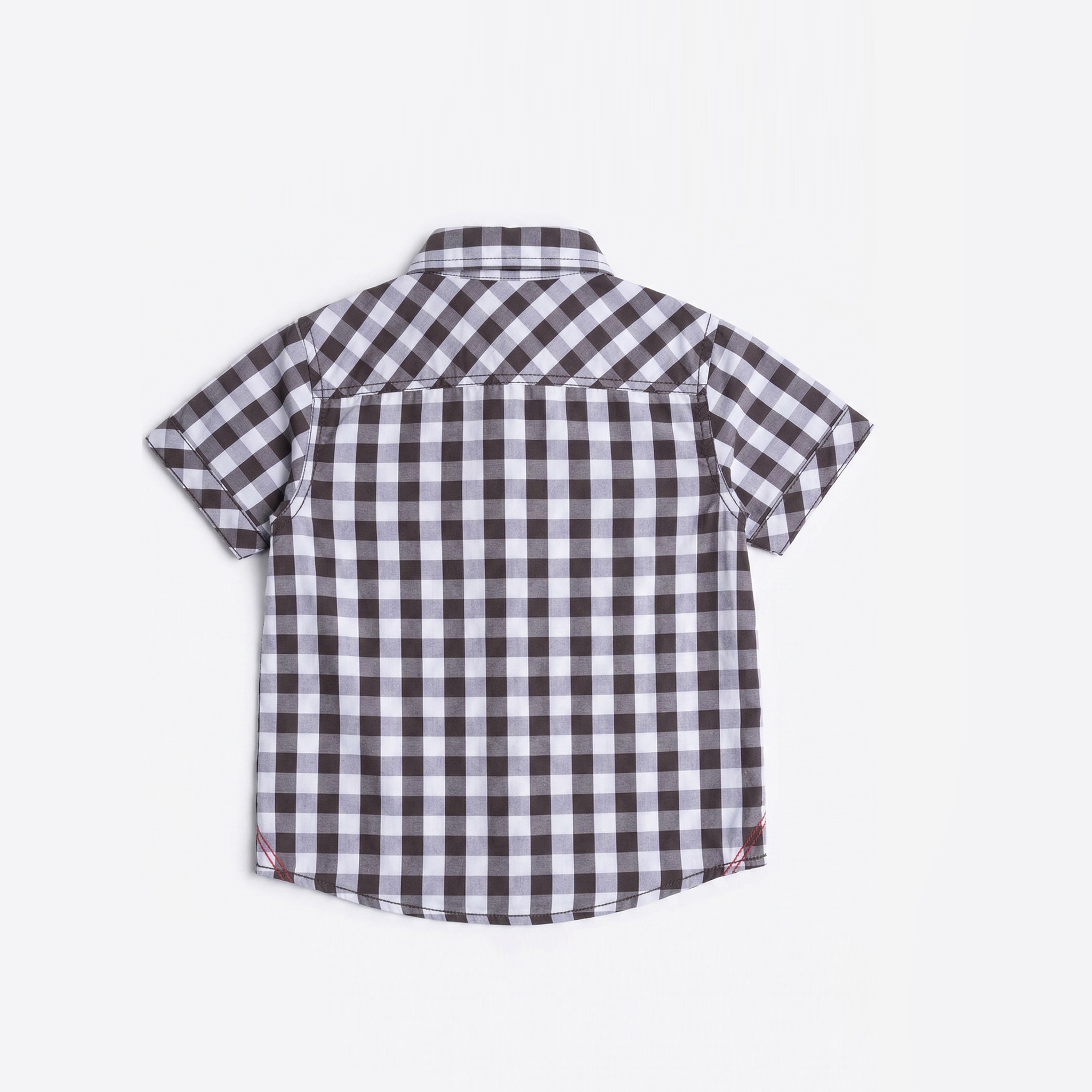 Classic Black & White Check Shirt